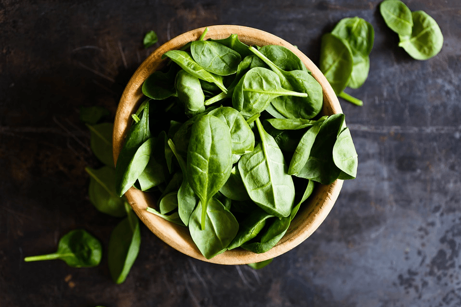 Spinach to maintain youth